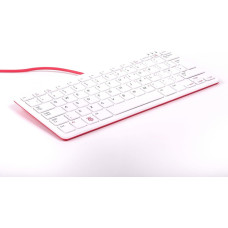 Raspberry Pi DE layout - Raspberry Pi Foundation official Raspberry Pi keyboard (white/red, incl. 3-port USB hub)