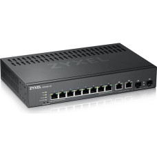 Zyxel GS2220-10-EU0101F tinklo komutatorius Valdomas L2 Gigabit Ethernet (10/100/1000) Juoda