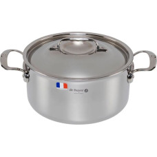 De Buyer Affinity Saucepot Stainless Steel with lid 24 cm