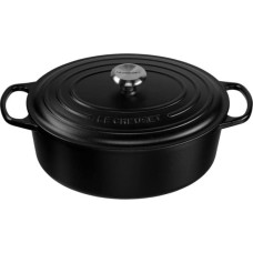 Le Creuset Signature Casserole oval 31 cm black