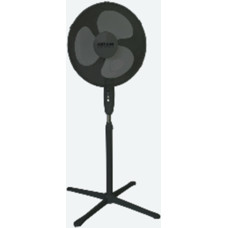 Volteno WENTYLATOR PODŁOGOWY CZARNY 40cm PODSTAWA KRZYŻAK