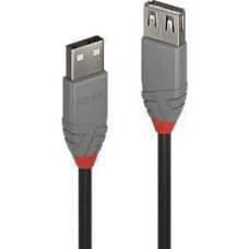 Lindy CABLE USB2 TYPE A 1M/ANTHRA 36702 LINDY