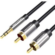 Vention Cable Audio 3.5mm Male to 2x RCA Male Vention BCFBG 1.5m Black