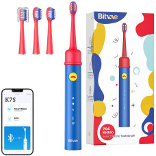 Bitvae Sonic toothbrush with app for kids, tips set  Bitvae BVK7S (blue)