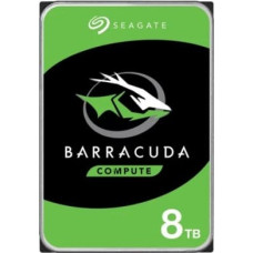 Seagate HDD|SEAGATE|Barracuda|8TB|SATA 3.0|256 MB|5400 rpm|Discs/Heads 4/8|3,5