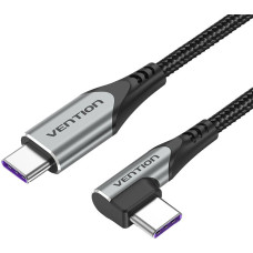 Vention TAKHF USB-C to USB-C 5A angle cable (gray)