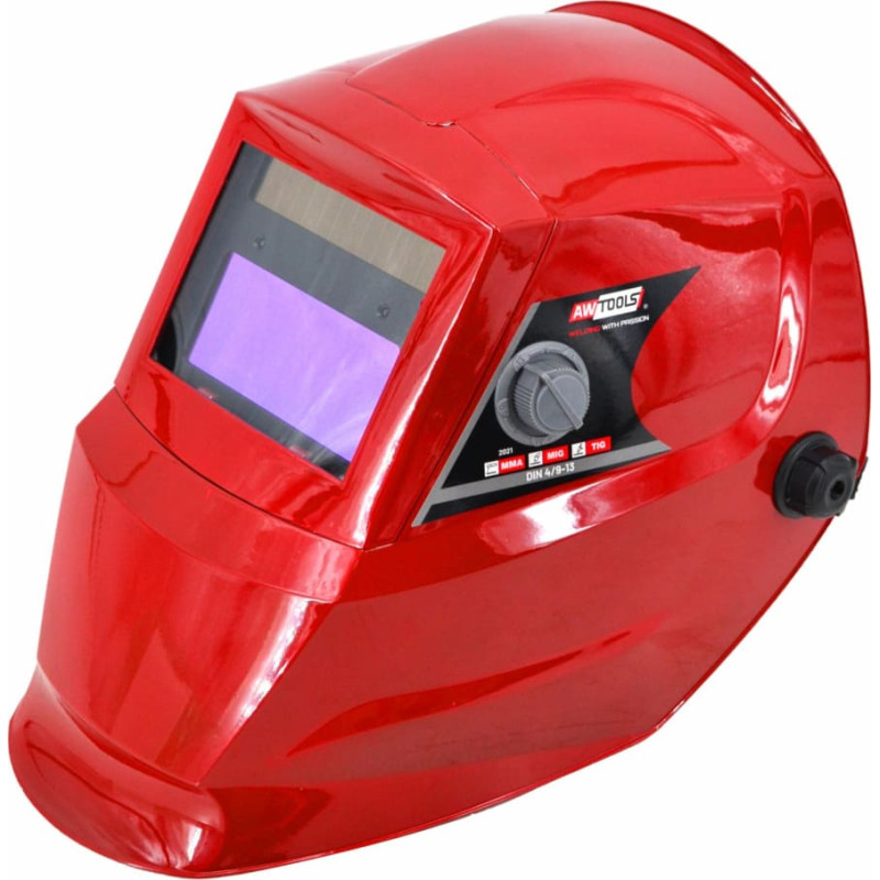 Awtools AW AUTO-DARKN. WELDING HELMET LYG-5 RED