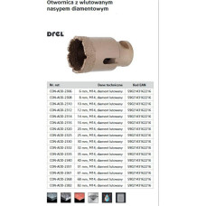 Dremel DREL KORONA M14 Z NASYPEM DIAMENTOWYM LUTOWANYM  8mm
