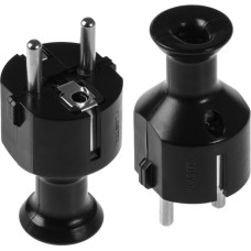 Awtools AW STRAIGHT PLUG 10pcs BLACK WT-40