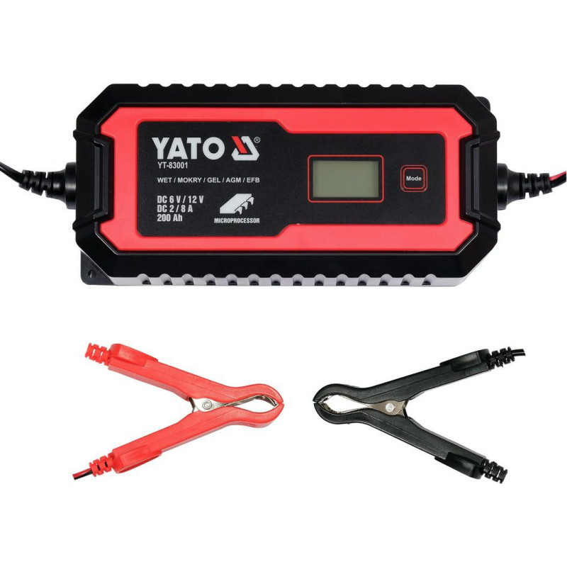 Yato PROSTOWNIK ELEKTRONICZNY 6V/2A, 12V/8A