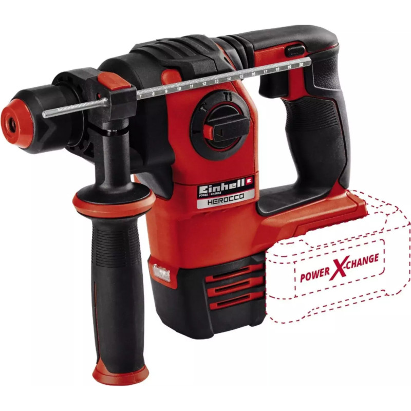 Einhell Cordless Hammer HEROCCO, 18 Volt - red / black, without battery and charger - 4513900