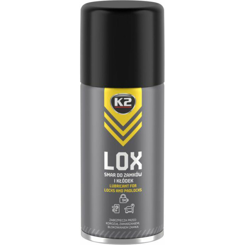 K2 SMAR DO ZAMKÓW I KŁÓDEK LOX  150ML