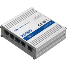 Teltonika RUT300 | Industrial Router | 5x RJ45 100Mb/s, 1x USB, Passive PoE