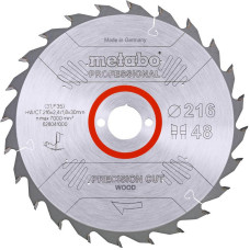 Metabo PIŁA TARCZOWA HW/CT 216x30x48z    PRECISION CUT WOOD PROFESSIONAL