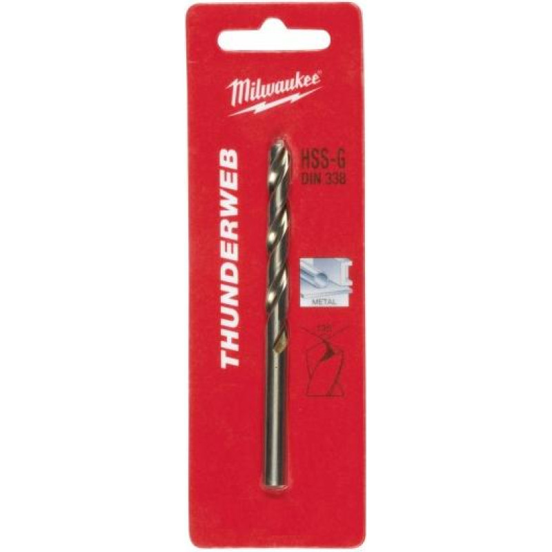 Milwaukee WIERTŁO DO METALU HSS-G THUNDERWEB 6,0mm