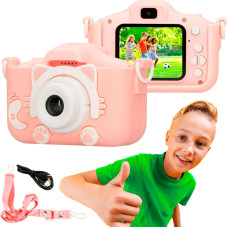 Extralink KIDS CAMERA H27 DUAL PINK