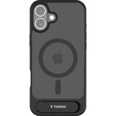 Torras Etui Torras Pstand Series dla iPhone 16 (Czarne)