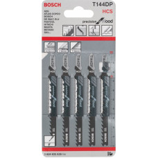 Bosch Jigsaw blade T144DP - 5 pieces black