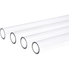 Alphacool ice pipe HardTube PETG pipe, 80cm 13/10mm, clear, 4-pack (18512)