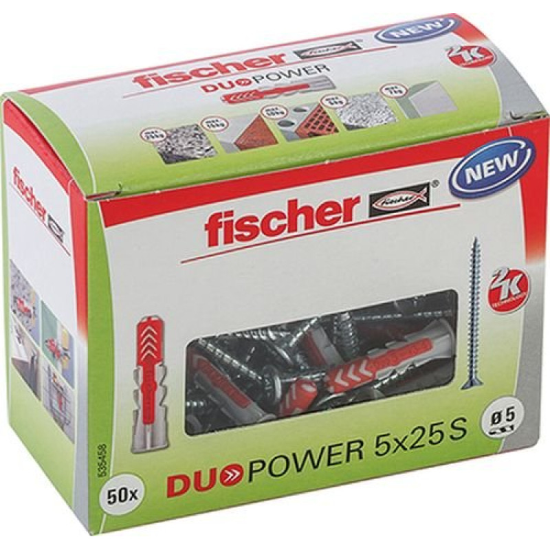 Fischer DUOPOWER 5x25 S LD 50pcs