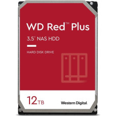 Western Digital HDD|WESTERN DIGITAL|Red Plus|12TB|SATA 3.0|256 MB|7200 rpm|3,5