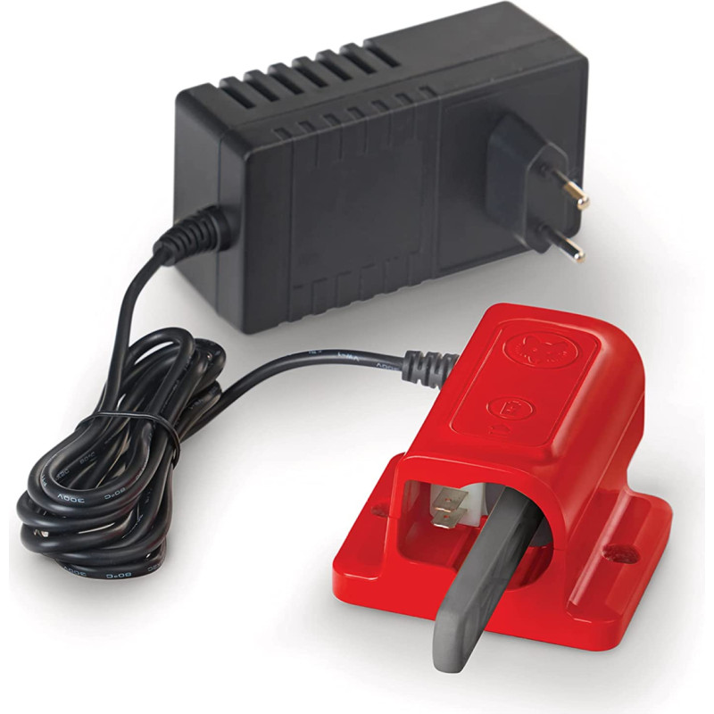 Wolf-Garten E-multi-star wall charging station QC 25 eM (red, for e-multi-star battery handle BS 140 eM)