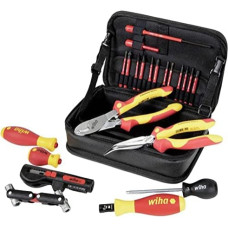 Wiha Wallbox installation tool set (red/yellow, 23 pieces, incl. functional bag)