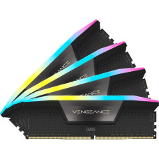 Corsair 192 GB DDR5-5200 Kit, memory (black, CMH192GX5M4B5200C38, Vengeance RGB, XMP)