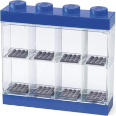 Room Copenhagen LEGO minifigures display case blue, storage box (transparent, transparent)