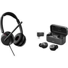 Epos IMPACT 860T Bundle, Headset (Stereo, Headband, incl. GTW 270 Series In-Ear Headphones)