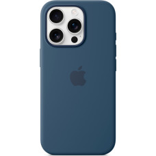 Apple Silicone Case with MagSafe (dark blue, iPhone 16 Pro)