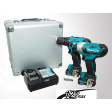 Makita ZESTAW COMBO 12V CLX224X (DF333D+TD110D) 2x1,5Ah