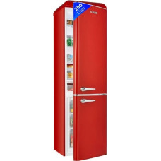 Bomann KGR 7328.1 red Retro Fridge-Freezer  188cm