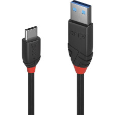 Lindy CABLE USB3.2 A-C 1.5M/BLACK 36917 LINDY