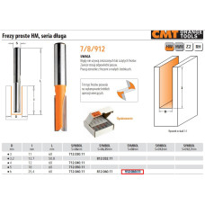 CMT Freza HM S=8 D=6x25, CMT