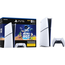 Sony PlayStation 5 Digital Edition Slim Astro Bot 1 TB „Wi-Fi“ Juoda, Balta