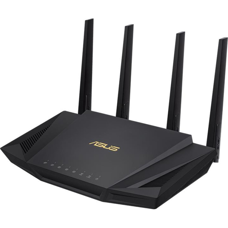 Asus Wireless Router|ASUS|Wireless Router|3000 Mbps|USB 3.1|1 WAN|4x10/100/1000M|Number of antennas 4|RT-AX58UV2