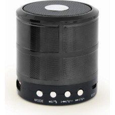 Gembird Portable Speaker|GEMBIRD|Black|Portable/Wireless|1xMicro-USB|1xStereo jack 3.5mm|1xMicroSD Card Slot|Bluetooth|SPK-BT-08-BK