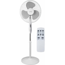Volteno WENTYLATOR PODŁOGOWY BIAŁY+ PILOT 40cm PODSTAWA KOŁO