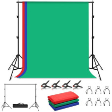 Puluz Photo studio background support Puluz 2x2m + Backdrops 3 pcs PKT5204