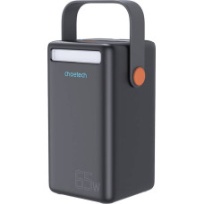 Choetech B664 Mini Power Station, powerbank 50000mAh 65W (black)