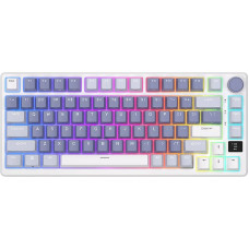 Royal Kludge Wireless mechanical keyboard Royal Kludge RKM75 RGB, Silver switch (blue)