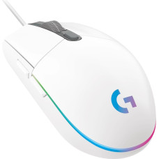 Logitech MOUSE USB OPTICAL G102 LIGHTSY/WHITE 910-005824 LOGITECH