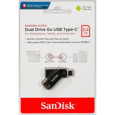 Sandisk Ultra Dual Drive Go 64GB USB Type C Flash SDDDC3-064G-G46