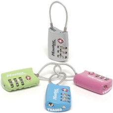 Masterlock Master Lock Combination Luggage Lock Color assorted TSA 4688EURD