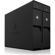 Raidsonic ICY BOX IB-RD3802-C31 HDD korpusas Juoda 3.5