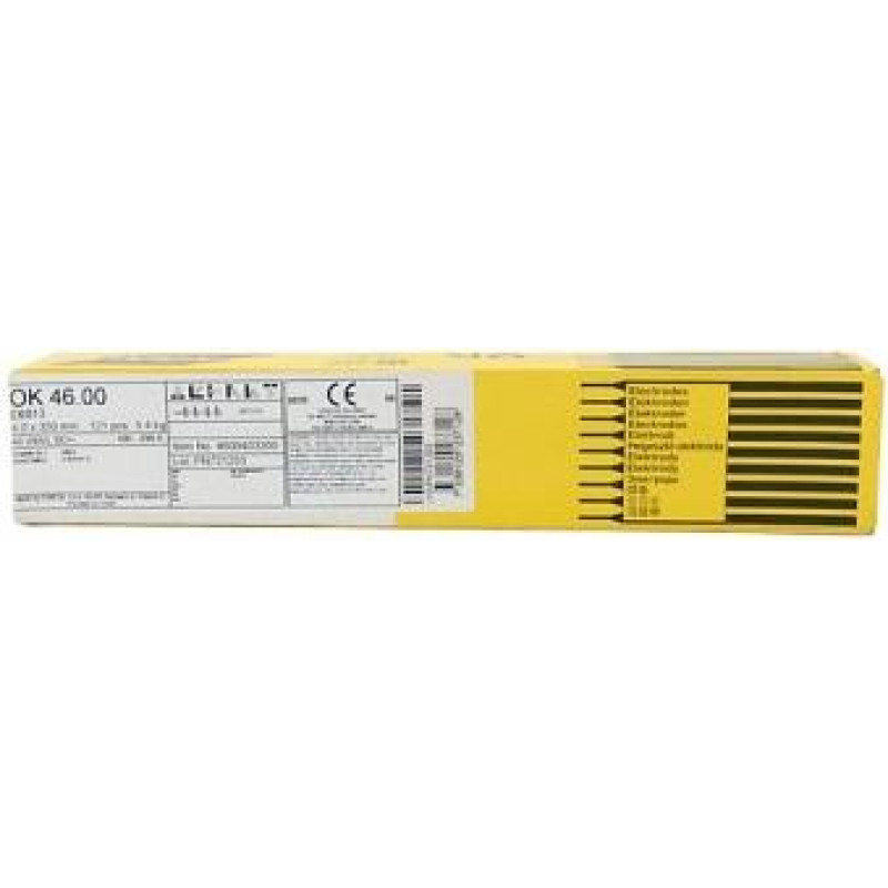 Esab ELEKTRODA RUTYLOWA  FI 4,0 x 350mm 5,4KG OK 46.00 121szt. RÓŻ.