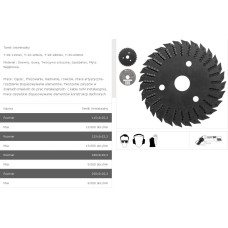 Tarpol TARNIK UNIWERSALNY FI = 125mm x 3 x 22,2mm  T-13