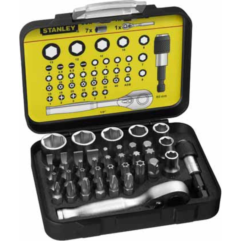 Stanley bit set 1/4 inch 39pcs. - 1-13-906