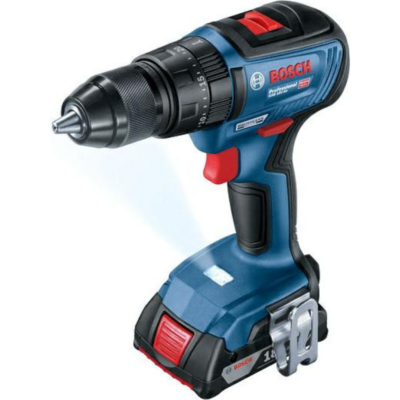 Bosch CORDLESS IMPACT BRUSHLESS DRILL 18V 50/24NM 2X2.0AH GSB 18V 50/24NM